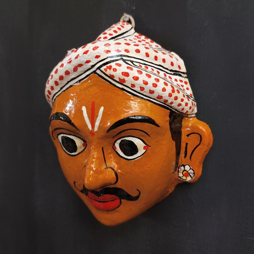 brown color classic male cheriyal mask